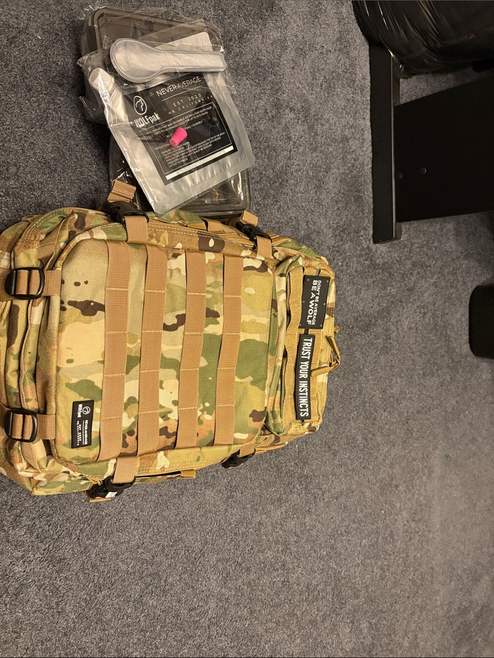 Tactical Camo meal Backpack - Multicam